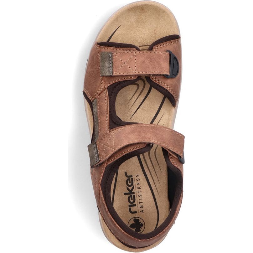 RIEKER Basutės vyrams, Ruda, Sandals 5