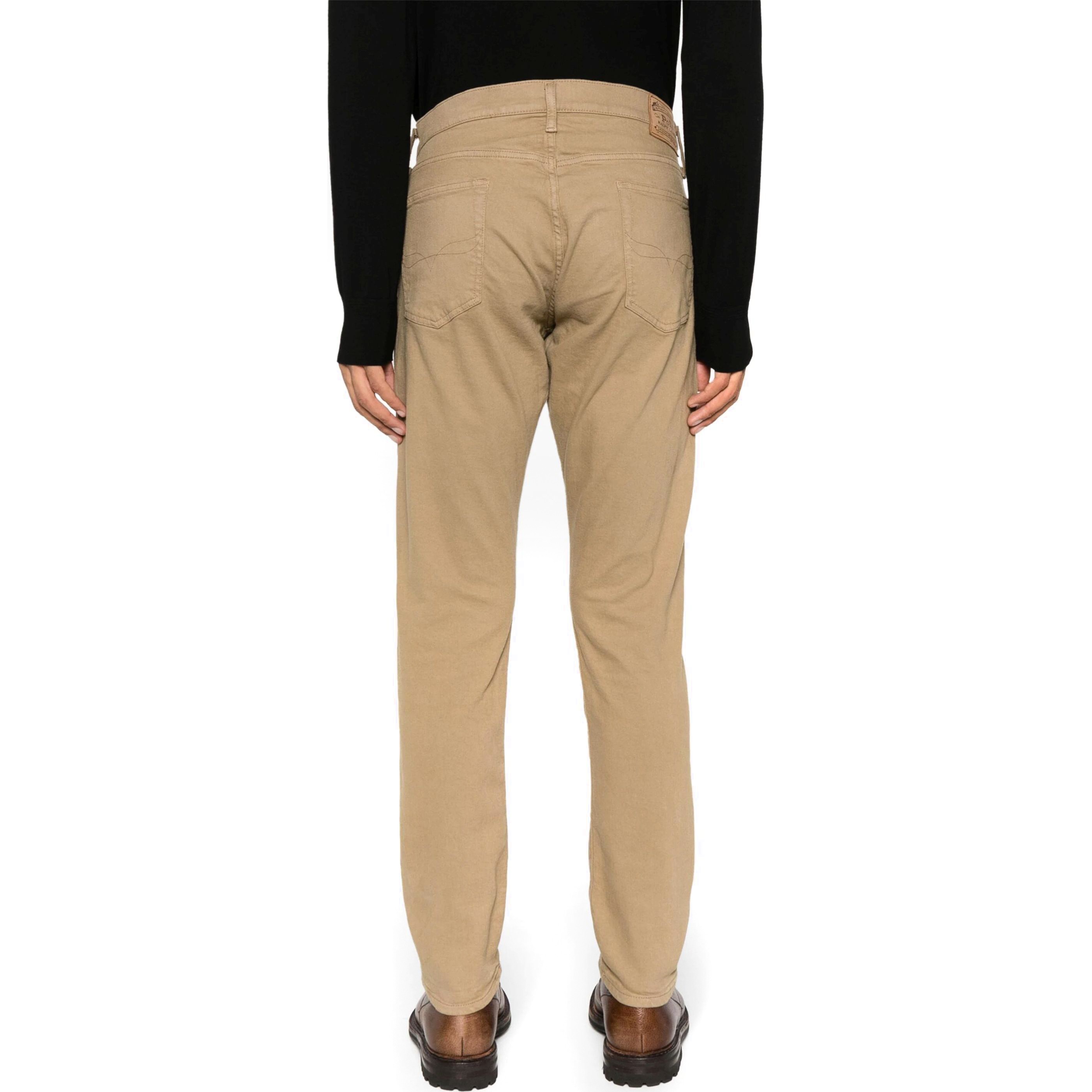 POLO RALPH LAUREN Tiesūs džinsai vyrams, Smėlio, 5-pocket denim 3