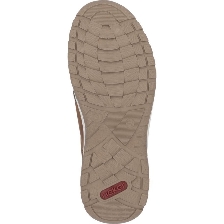 RIEKER Laisvalaikio bateliai vyrams, Ruda, Slipper 9