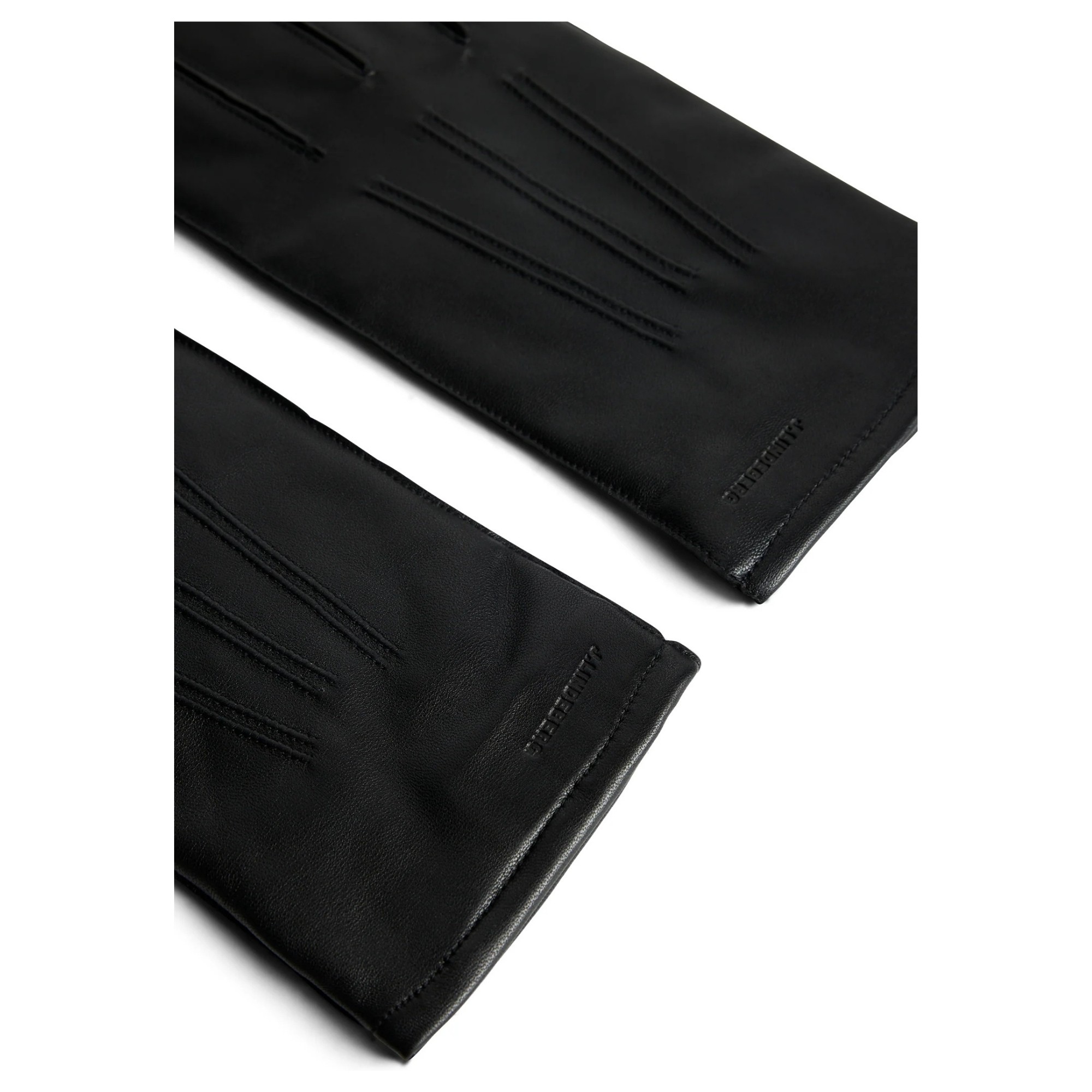 J.LINDEBERG Pirštuotos pirštinės vyrams, Juoda, Milo leather glove 2