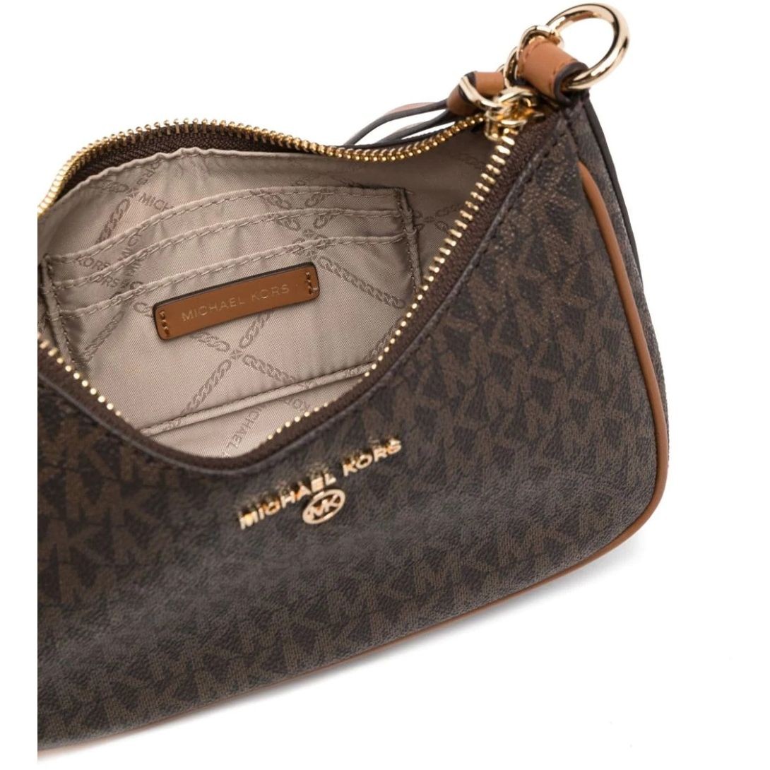 MICHAEL KORS Rankinė per petį moterims, Ruda, Small chain pouchette 4