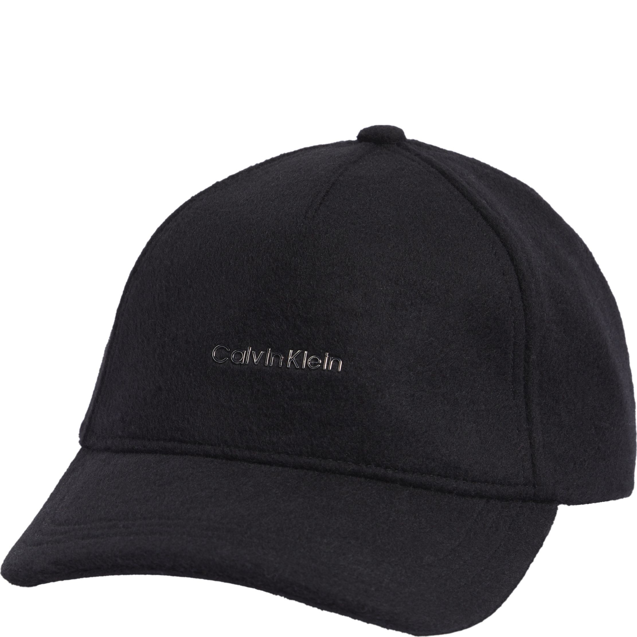 CALVIN KLEIN Kepurė moterims, Juoda, Metal lettering cap 1