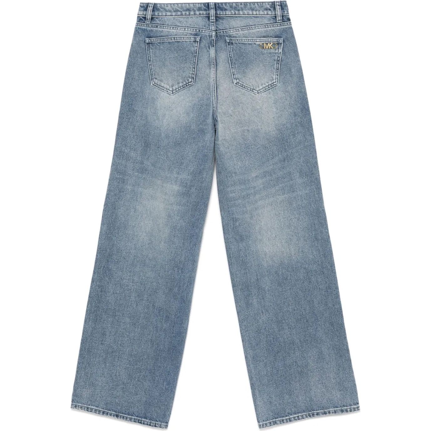 MICHAEL KORS Platūs džinsai moterims, Mėlyna, Relaxed wide leg jeans 2