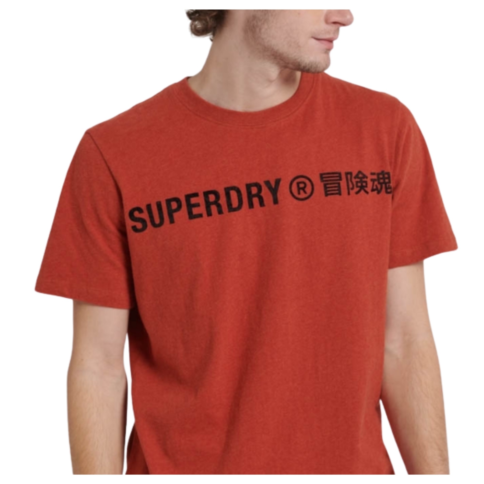 SUPERDRY T-särgid mehed, Oranž, WORKWEAR LOGO VINTAG 1