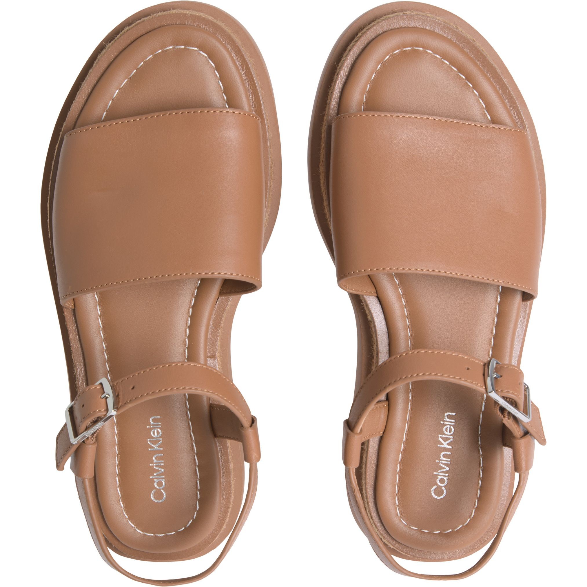 CALVIN KLEIN Basutės moterims, Ruda, Flatform sandal 3