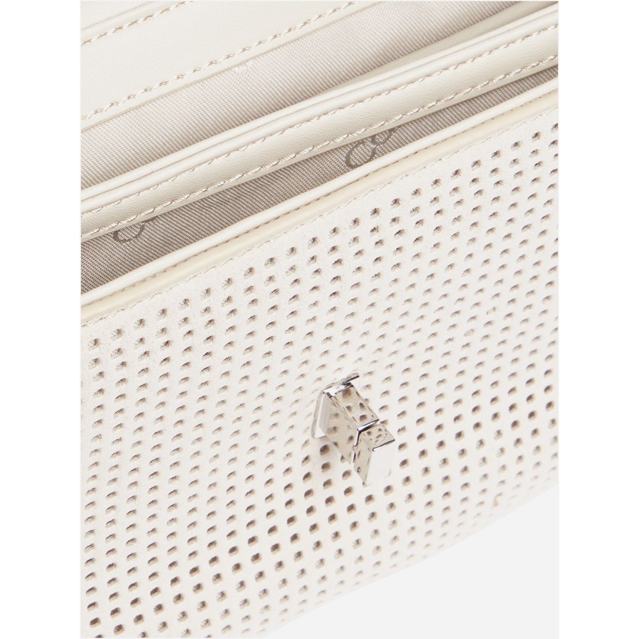 CALVIN KLEIN Rankinė per petį moterims, Pilka, Re-lock crossbody 3