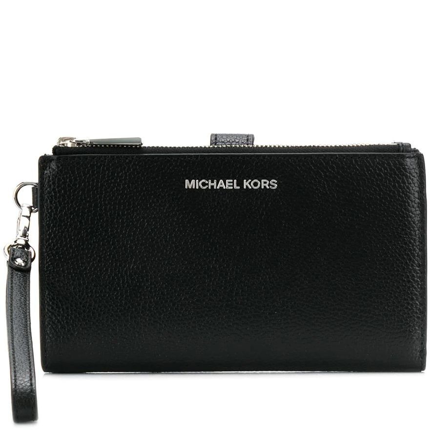 MICHAEL KORS Piniginė moterims, Juoda, Adele leather wallet 1