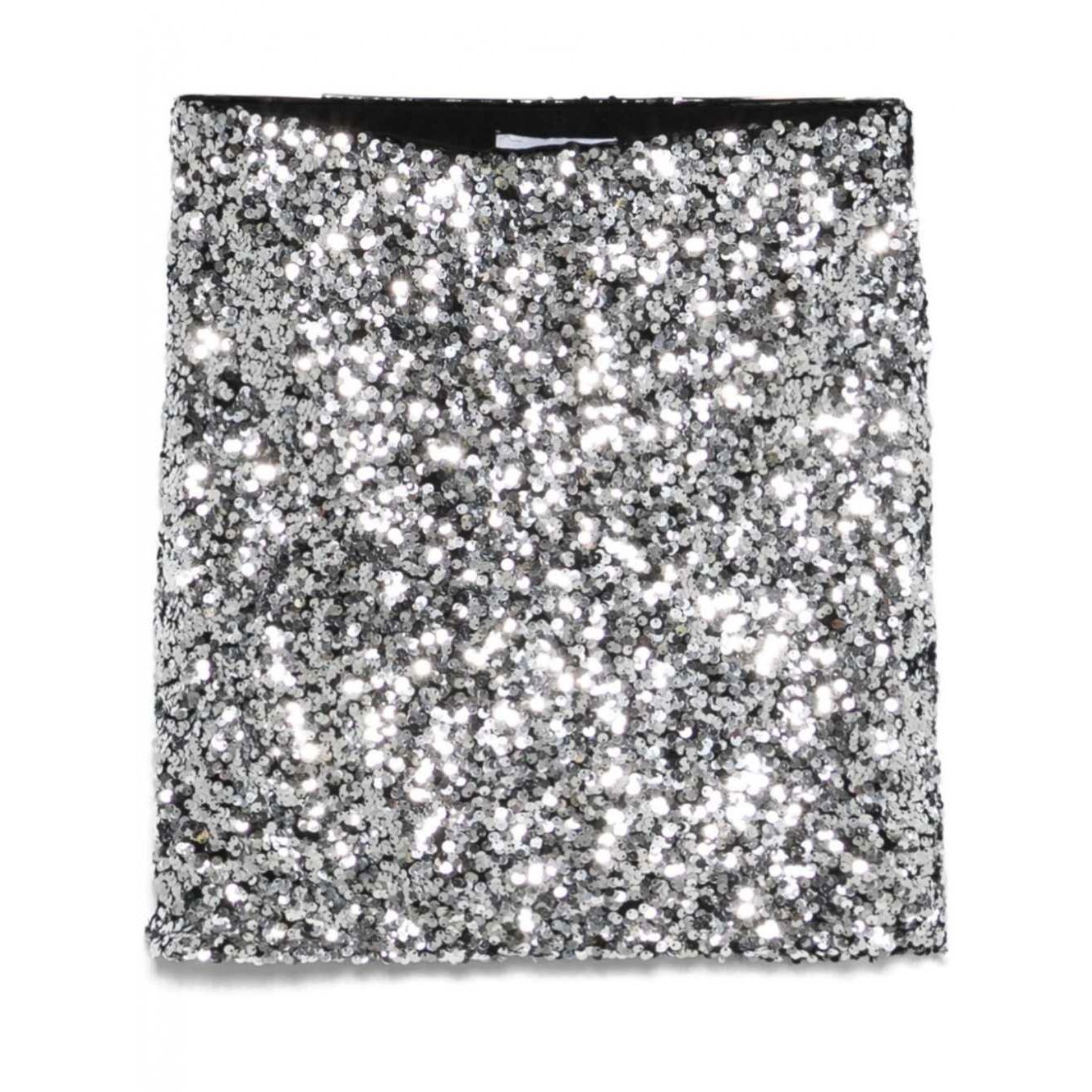 DKNY Mini sijonas moterims, Sidabrinė, Mini skirt 1