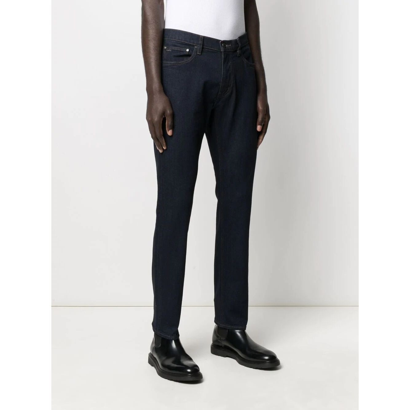 MICHAEL KORS Kelnės vyrams, Mėlyna, Slim fit stretch jean 2