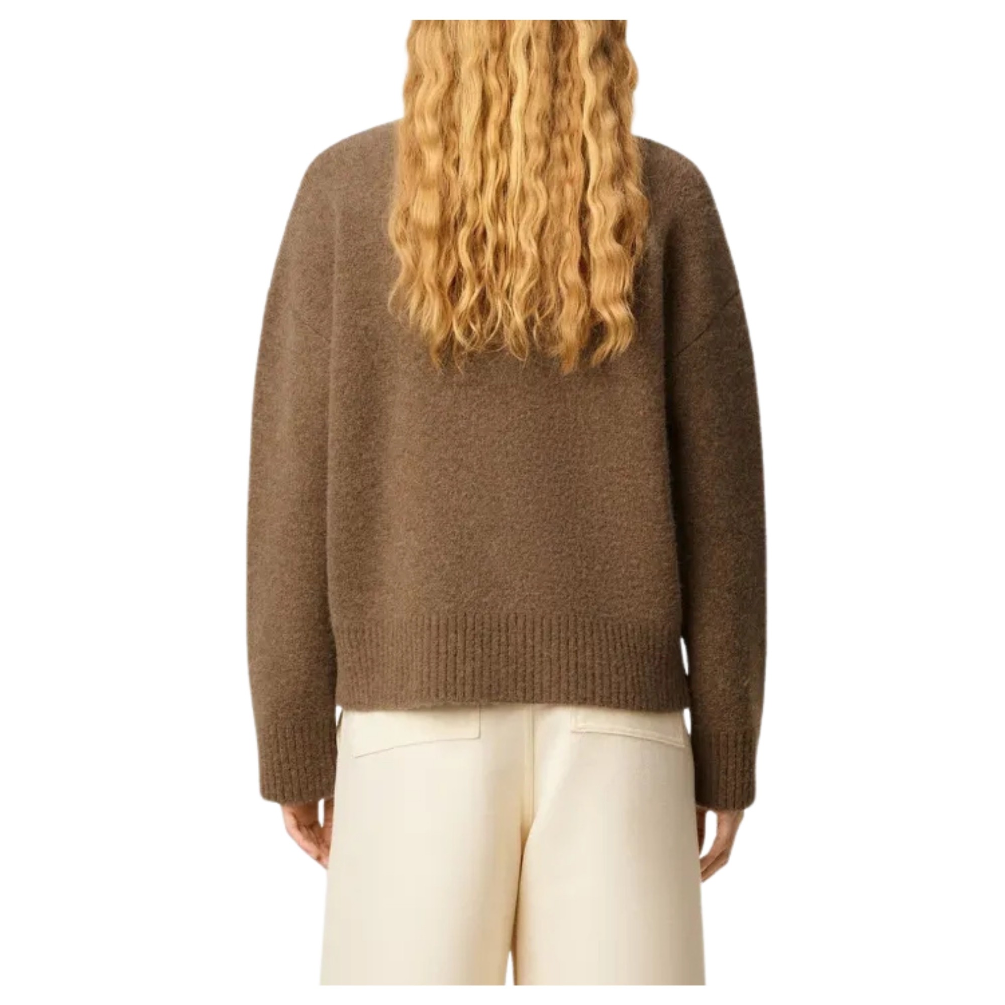 AMI PARIS Kardiganas, Ruda, Ami de coeur cardigan 3