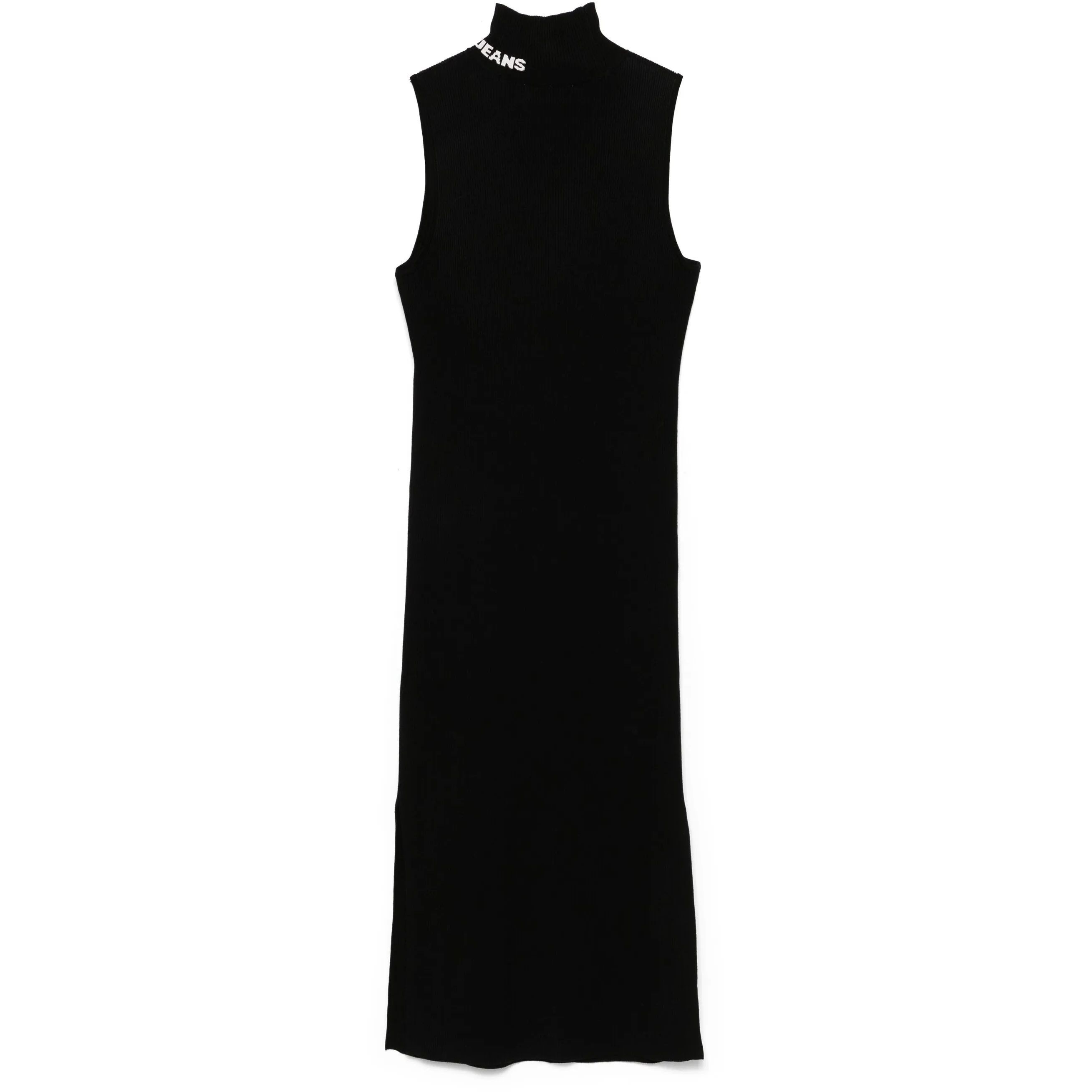 DKNY Midi suknelė moterims, Juoda, Mock neck rib midi d 2
