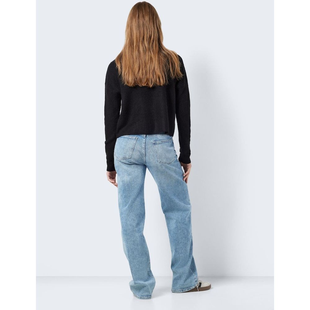 NOISY MAY Megztinis moterims, Juoda, NMNEWALICE L/S HIGH 3