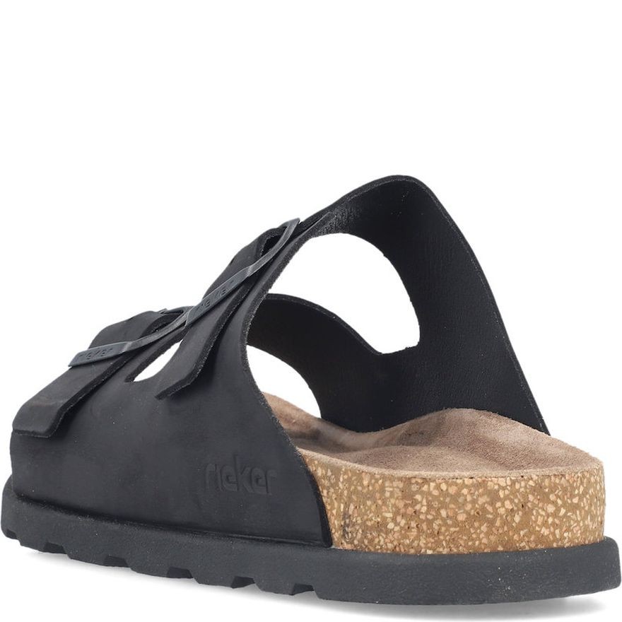 RIEKER Šlepetės vyrams, Juoda, Slippers 4