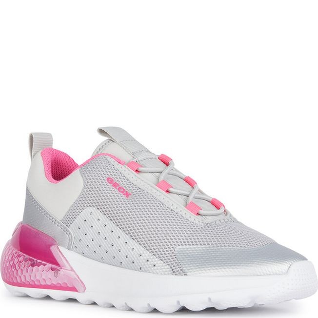 GEOX Laisvalaikio bateliai mergaitėms, Sidabrinė, Activart illuminus sneakers 2