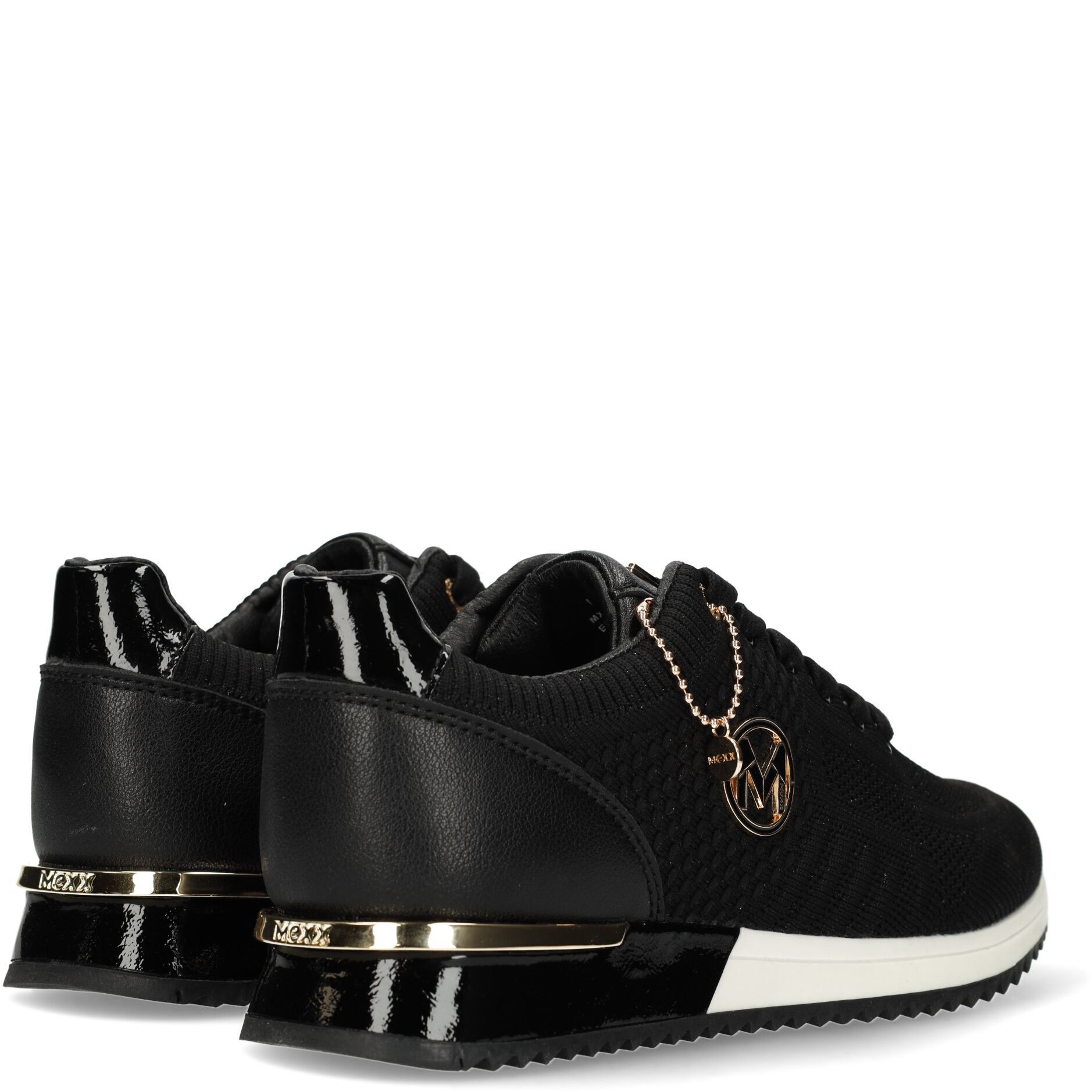 MEXX Sportiniai bateliai moterims, Juoda, Gitte Glitter Sport Shoe 3