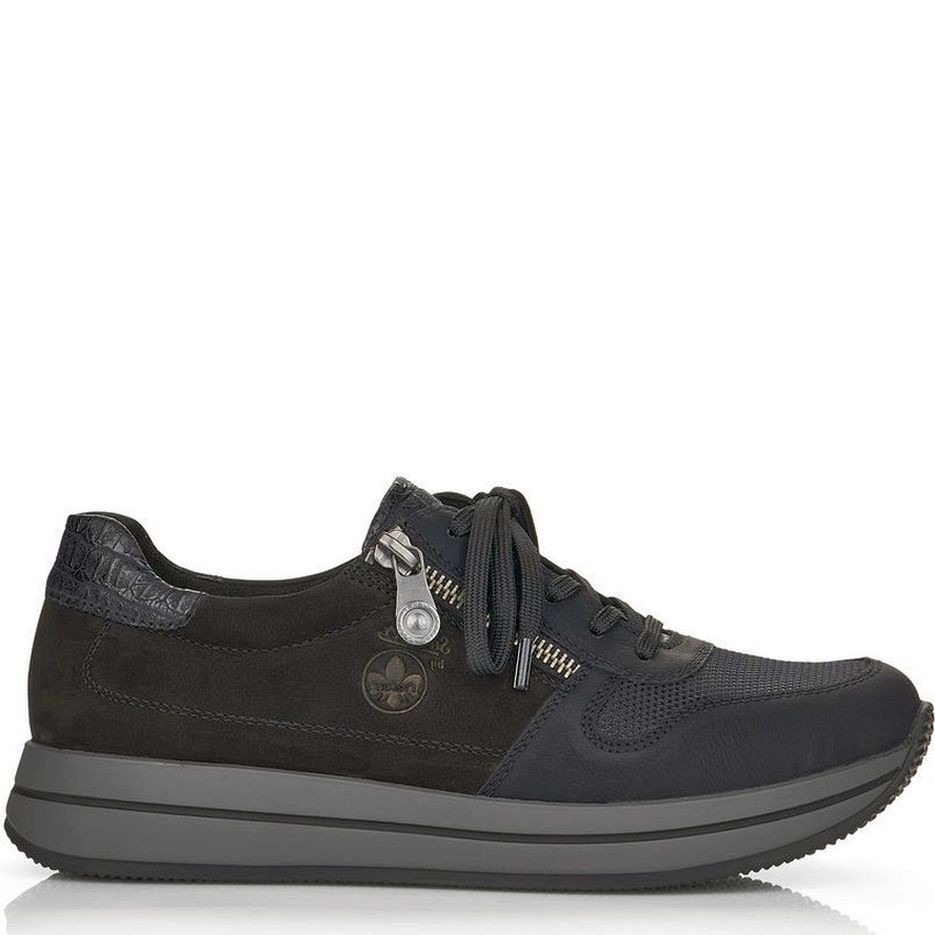 RIEKER Sportiniai bateliai moterims, Juoda, SPORT SHOE 2