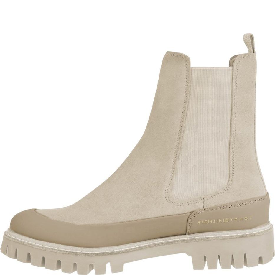 TOMMY HILFIGER Aulinukai moterims, Smėlio, CASUAL CHELSEA BOOT 6