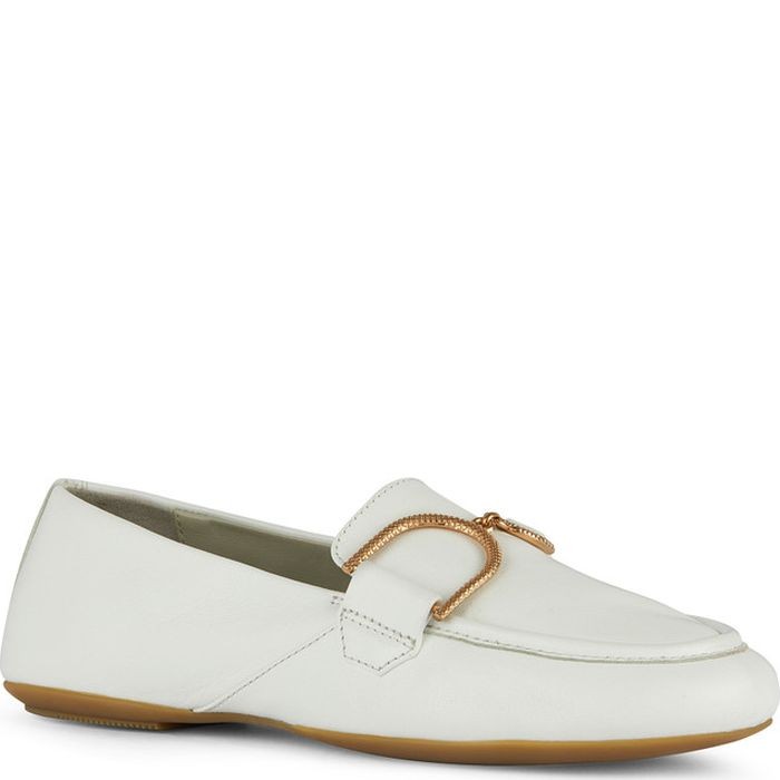 GEOX Balerinos moterims, Balta, Palmaria moccasins 2