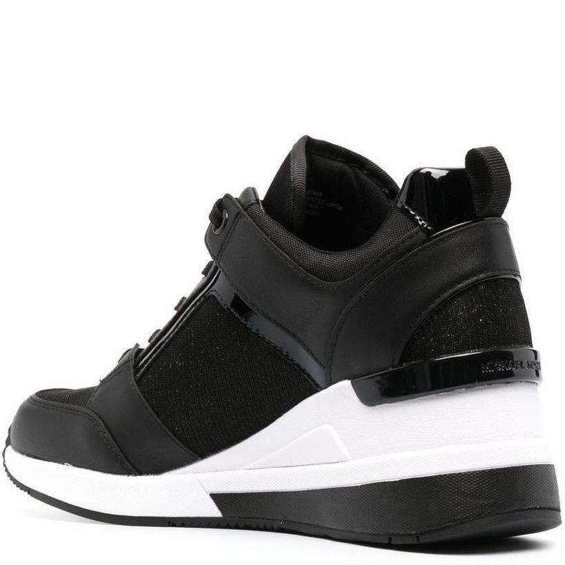 MICHAEL KORS Sportiniai bateliai moterims, Juoda, Georgie trainer 3