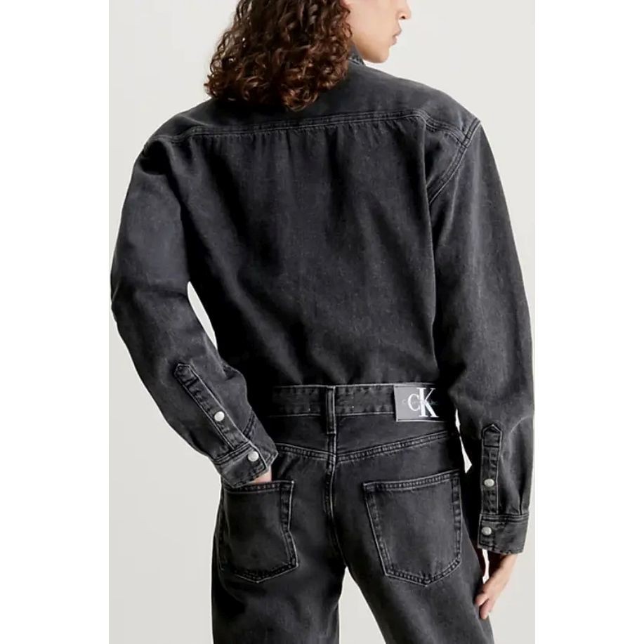 CALVIN KLEIN JEANS Marškiniai ilgomis rankovėmis vyrams, Mėlyna, L/s shirt 3