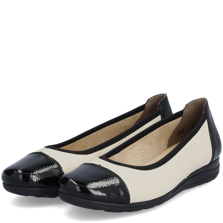 RIEKER Balerinos moterims, Balta, BALLERINAS 10