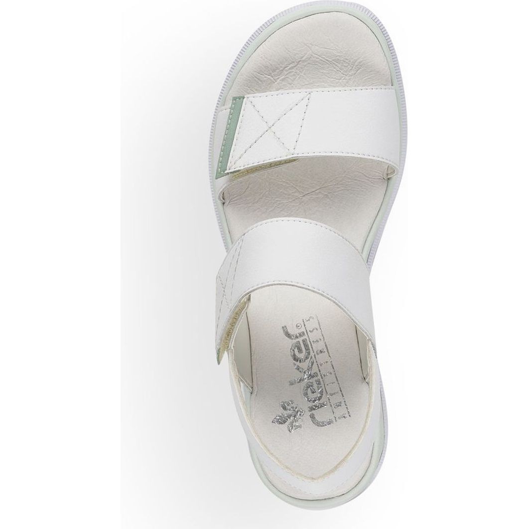 RIEKER Basutės moterims, Balta, SANDALS 4
