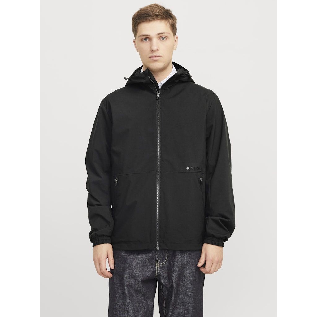 JACK & JONES Neperpučiama striukė vyrams, Juoda, Urban light jacket 2
