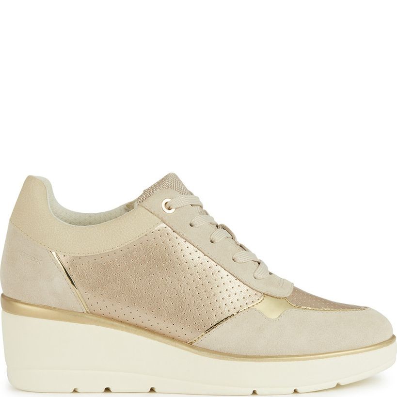 GEOX Laisvalaikio bateliai moterims, Smėlio, Ilde sneakers 1