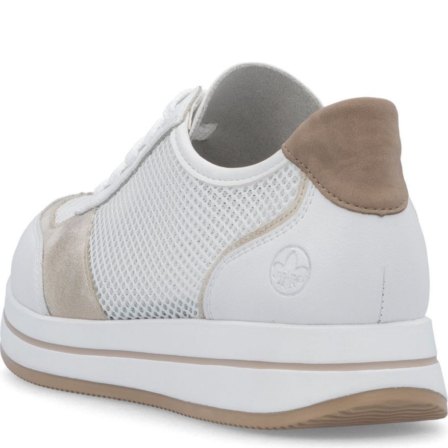 RIEKER Laisvalaikio bateliai moterims, Balta, Sneakers 4