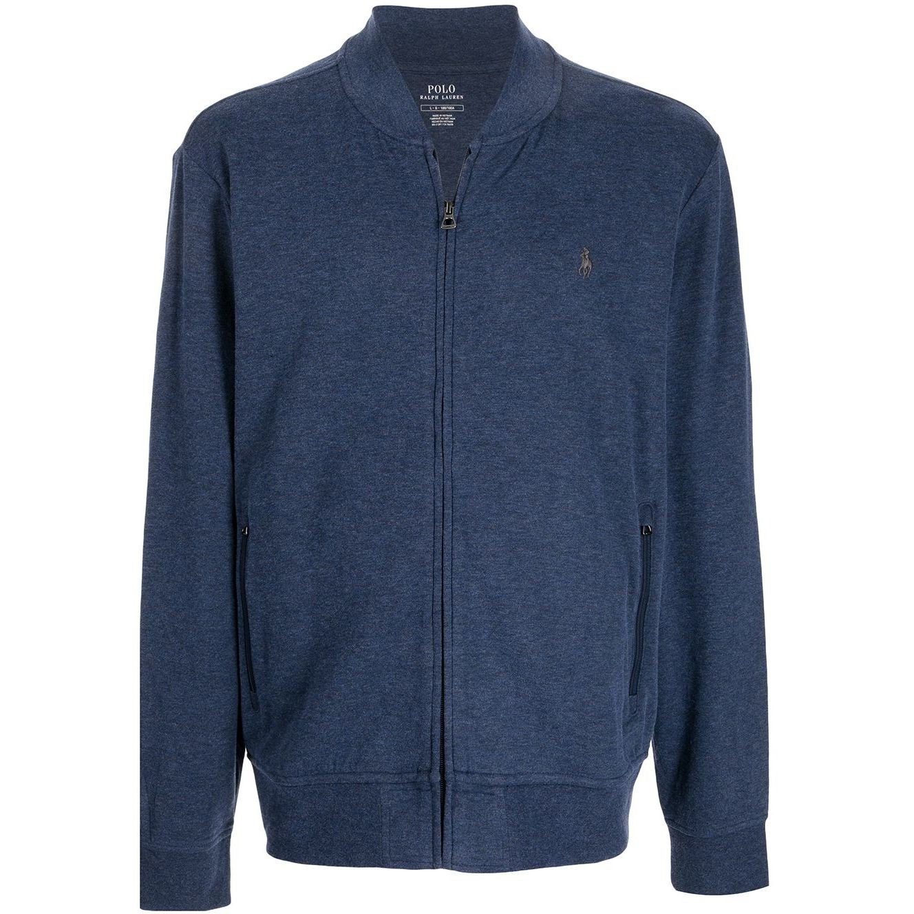 POLO RALPH LAUREN Megztinis vyrams, Mėlyna, Zip front cardigan