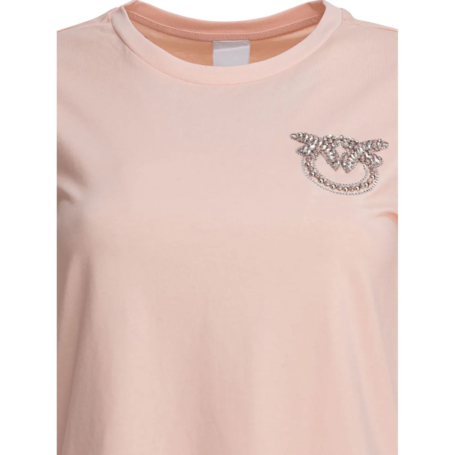 PINKO Marškinėliai trump. rankovėmis moterims, Rožinė, Nambrone t-shirt 3
