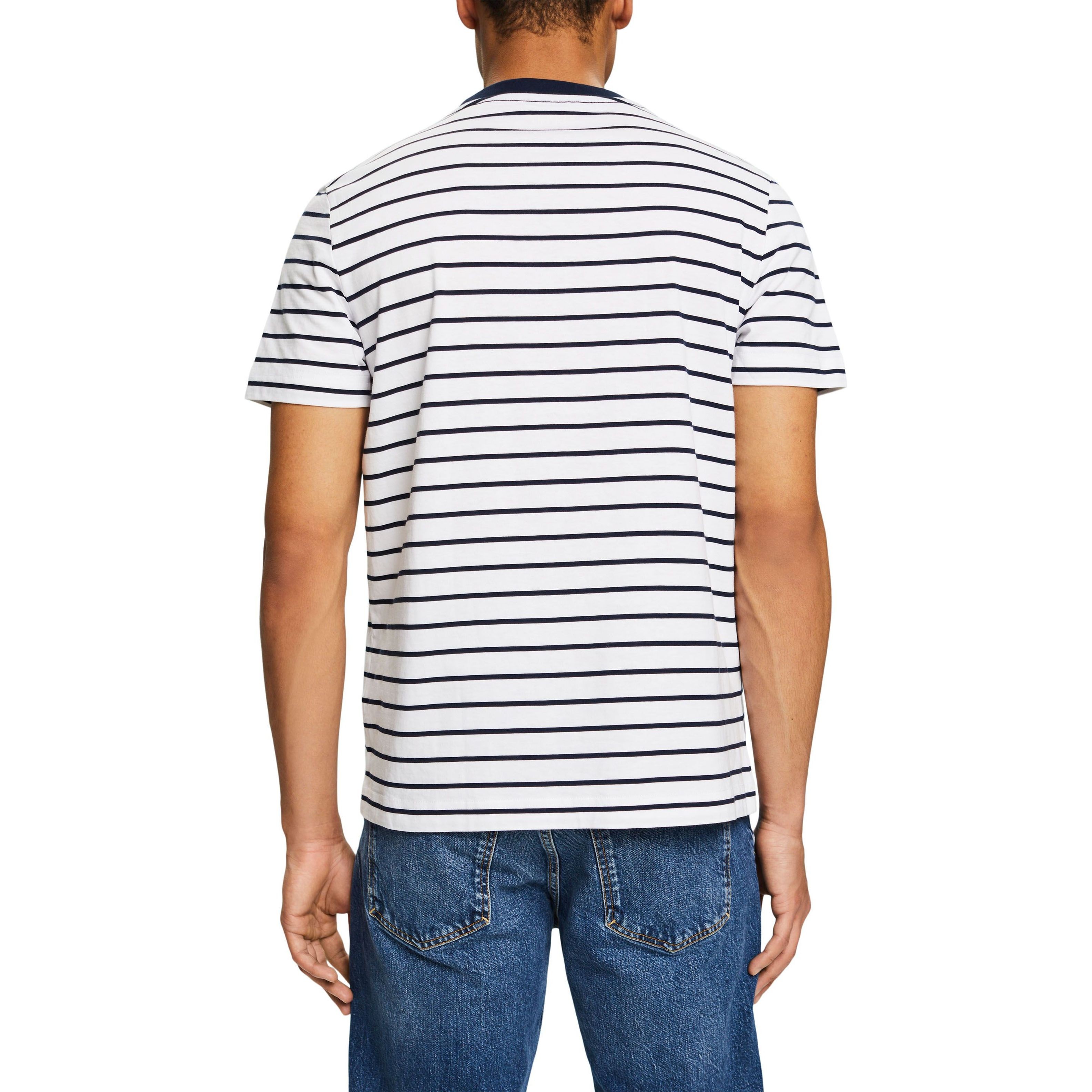 ESPRIT Marškinėliai vyrams, Mėlyna, T-shirts long sleeve 3