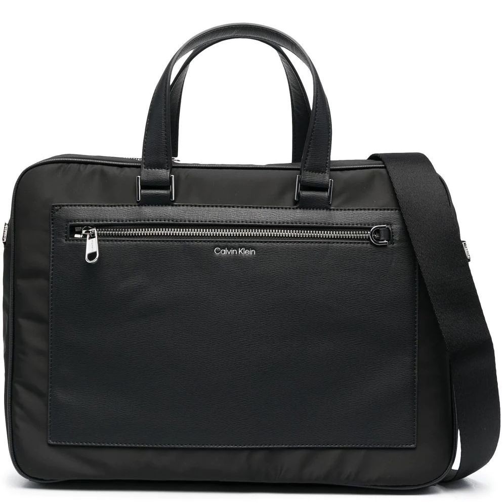 CALVIN KLEIN Dėklas kompiuteriui vyrams, Juoda, ELEVATED LAPTOP BAG WPCKT 1