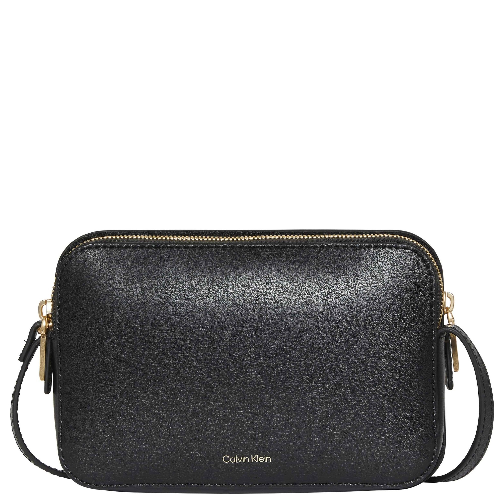 CALVIN KLEIN Rankinė per petį moterims, Juoda, foil elongated camera bag 1
