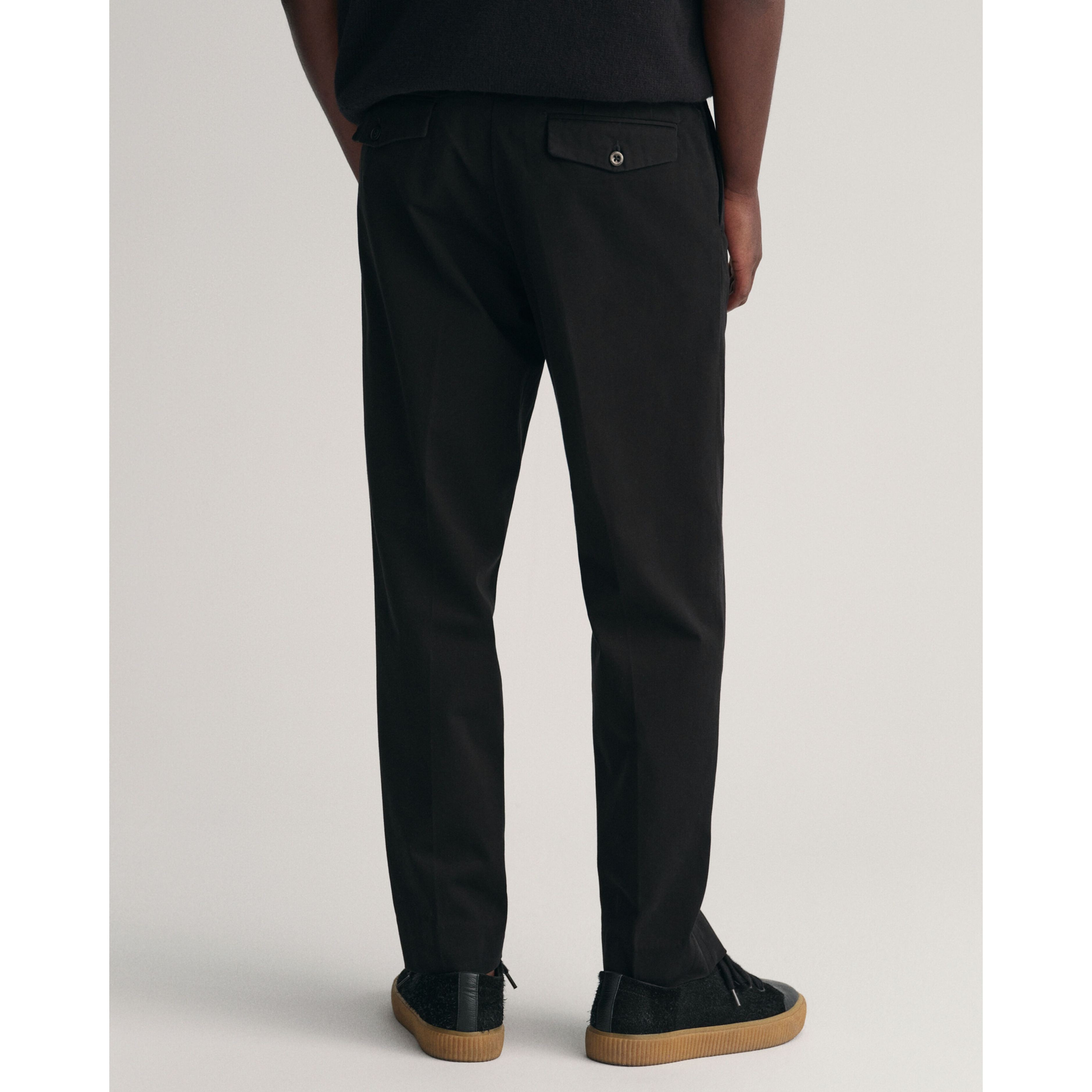 GANT Kelnės vyrams, Juoda, PEACHED COTTON SLACK 3