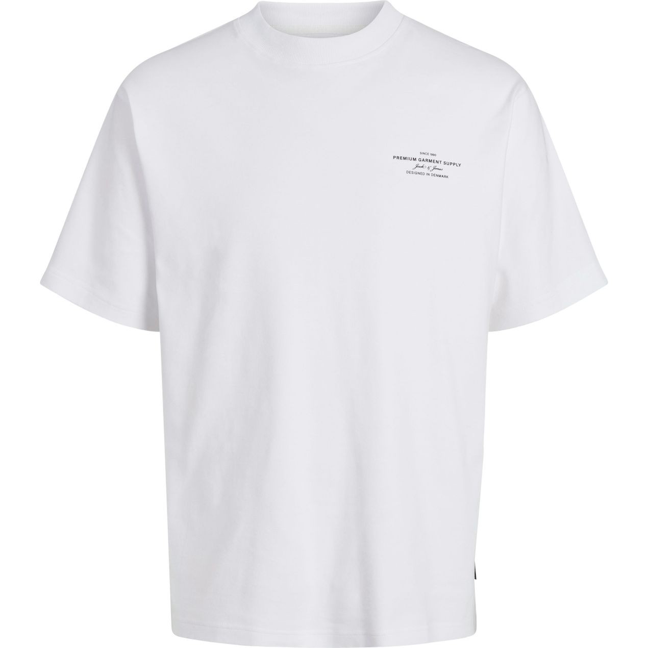 JACK & JONES Marškinėliai vyrams, Balta, Chad branding 1