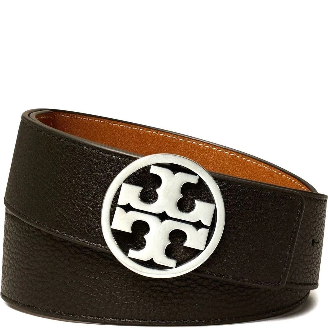 TORY BURCH Diržas moterims, Juoda, 1.5" miller reversible belt 1
