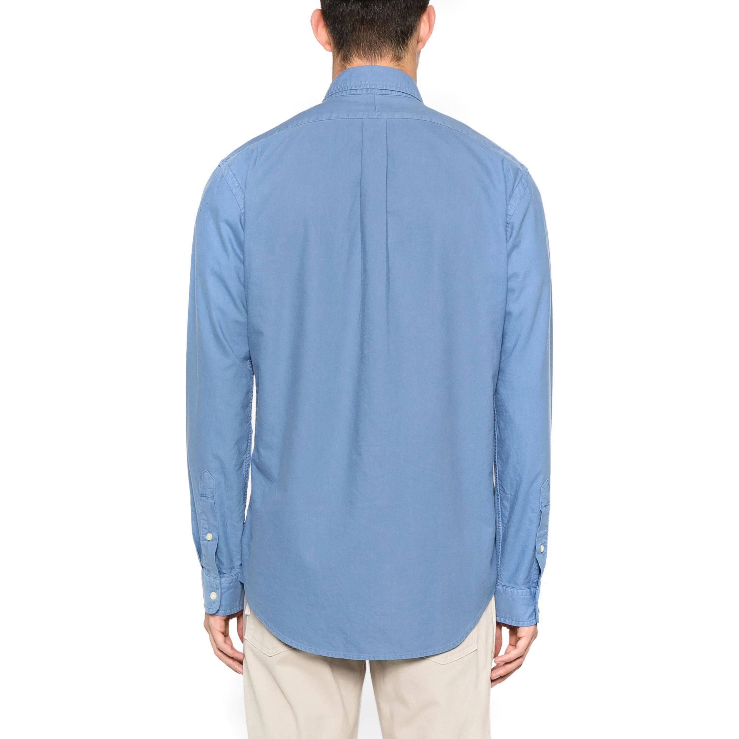 POLO RALPH LAUREN Marškiniai ilgomis rankovėmis vyrams, Mėlyna, Long sleeve sport shirt 4