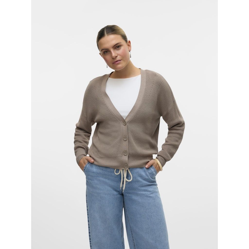 VERO MODA Kardiganas moterims, Ruda, Newlex sun 2