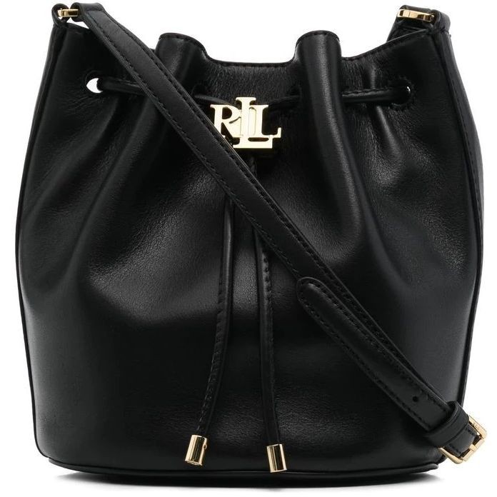 LAUREN RALPH LAUREN Rankinė per petį moterims, Juoda, Andie 19 drawstring medium bag 1