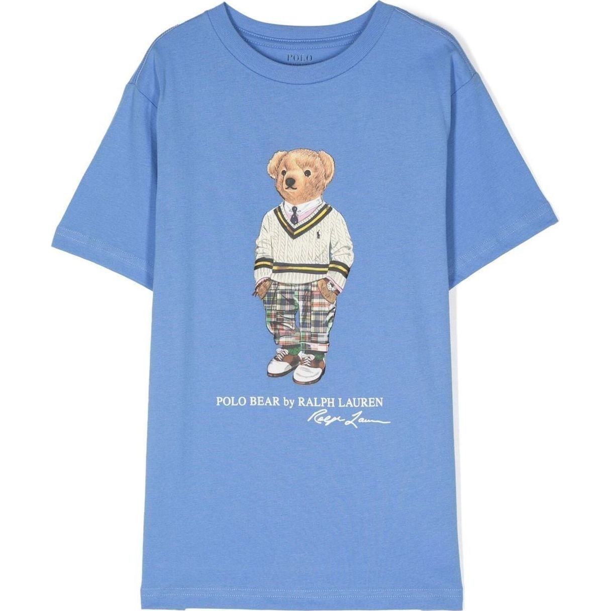 RALPH LAUREN KIDS Marškinėliai trump. rankovėmis berniukams, Mėlyna, Short sleeve t-shirt (8-20) 1
