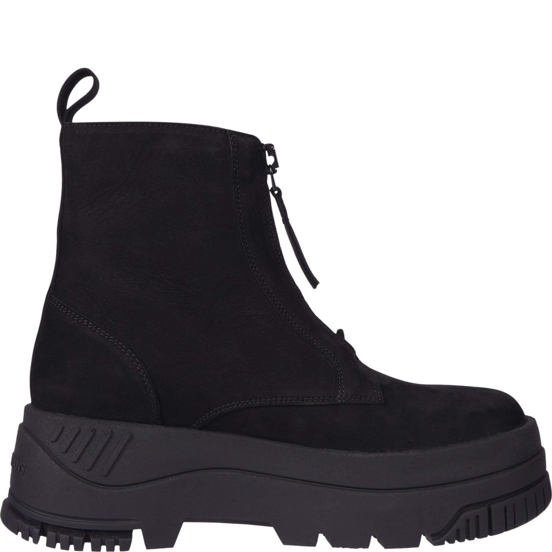 TOMMY JEANS Aulinukai moterims, Juoda, Zip up flatform boot 4