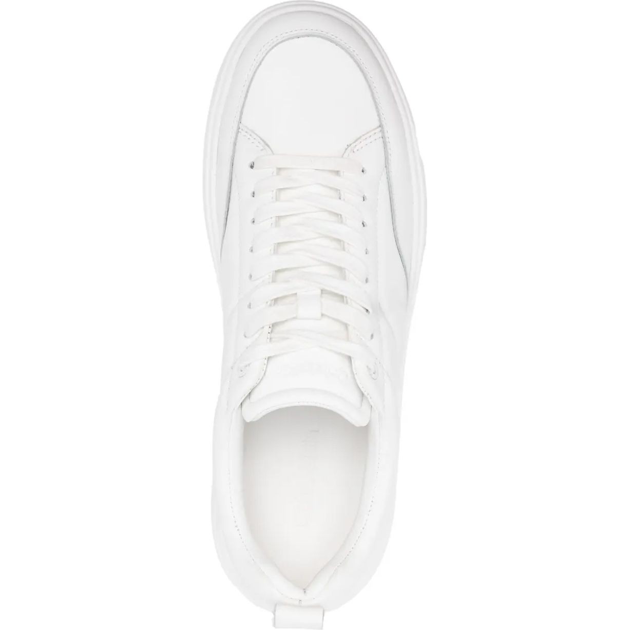 CALVIN KLEIN Laisvalaikio bateliai vyrams, Balta, Low top lace up knit sneaker 4