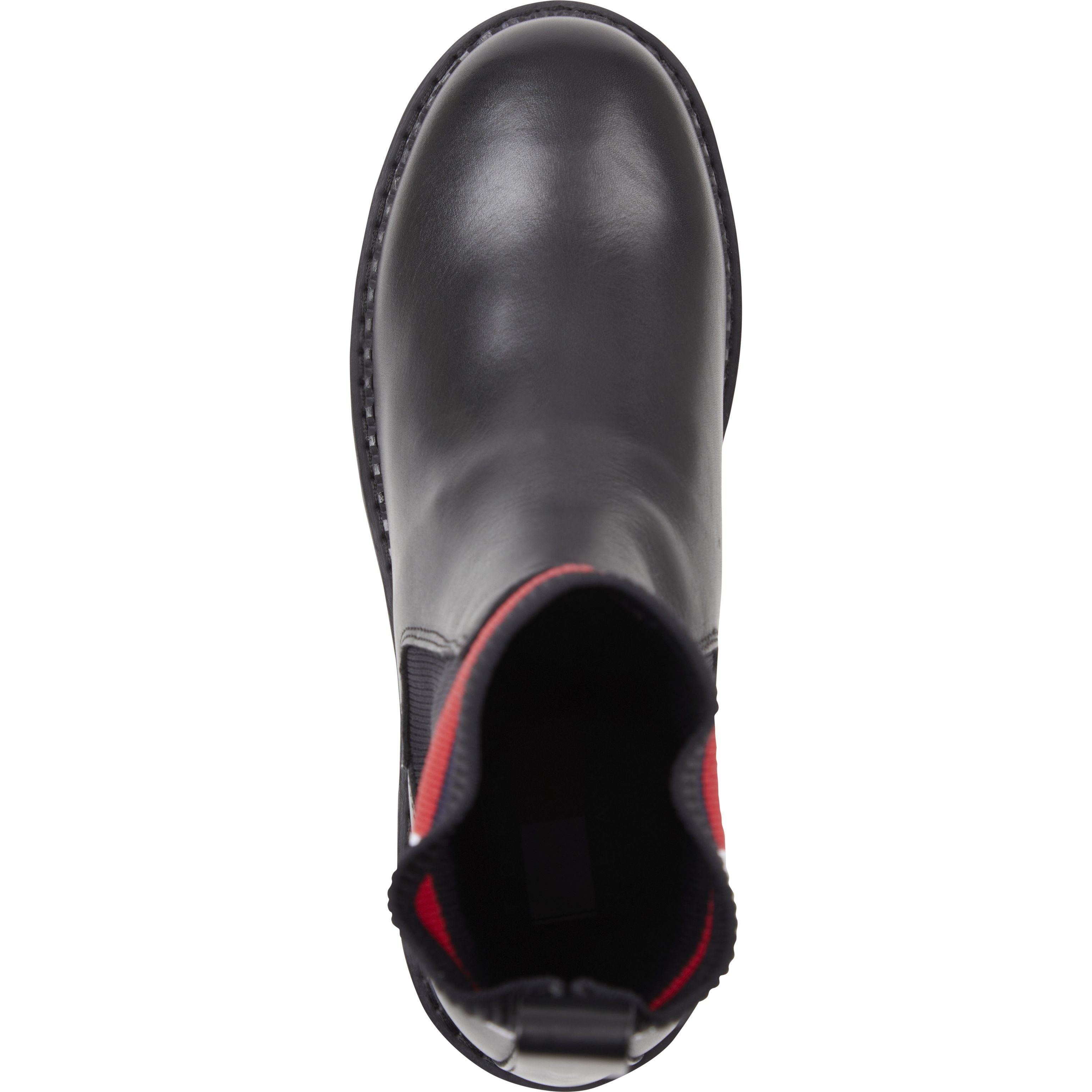 TOMMY JEANS Aulinukai moterims, Juoda, Flatform chelsea sock 3