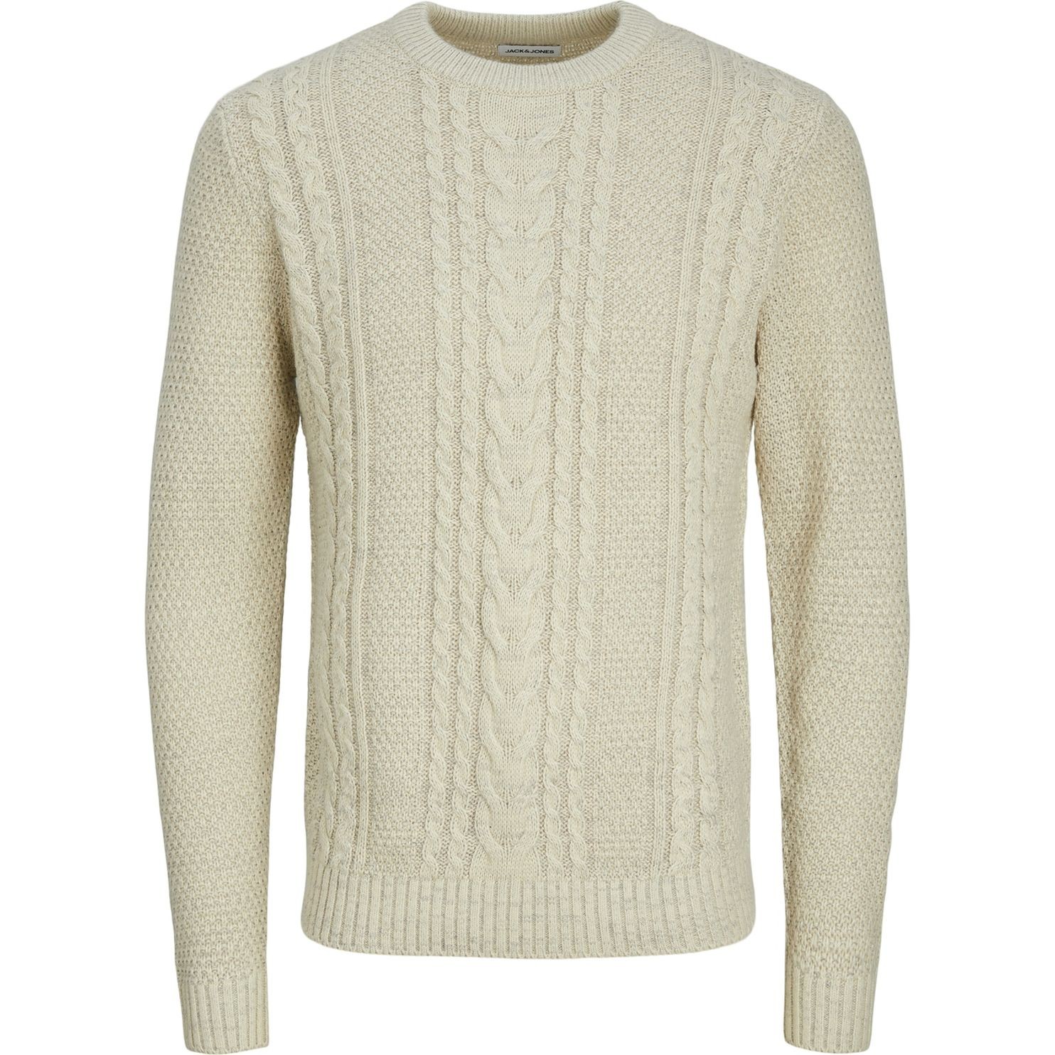 JACK & JONES Megztinis vyrams, Balta, Craig knit crew neck 1