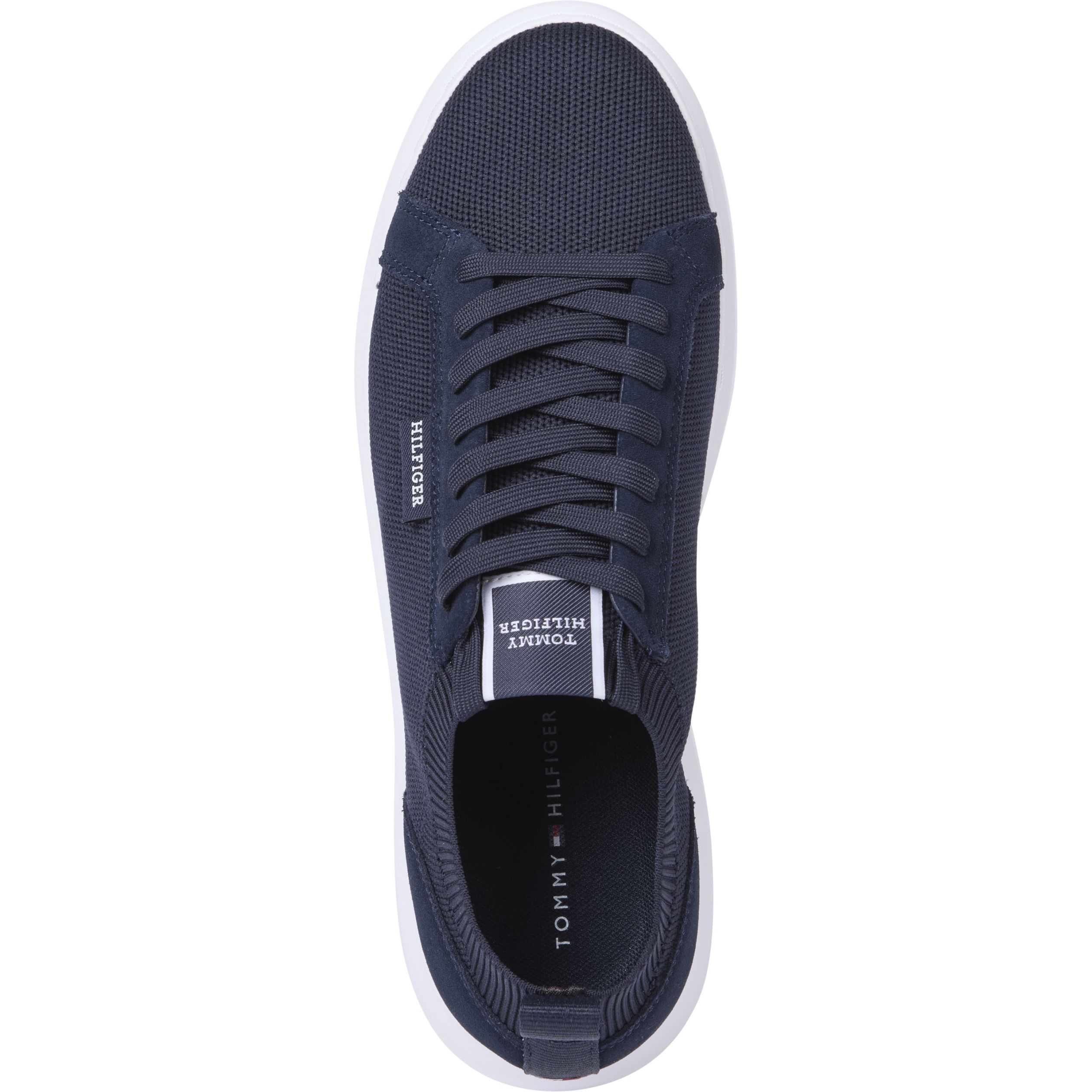 TOMMY HILFIGER Laisvalaikio bateliai vyrams, Mėlyna, Light cupsole knit sneaker 3