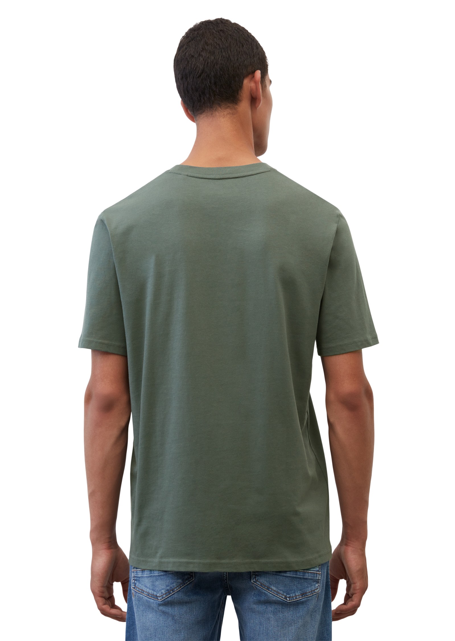 MARC O'POLO Marškinėliai trump. rankovėmis vyrams, Pilka, T-shirt 3