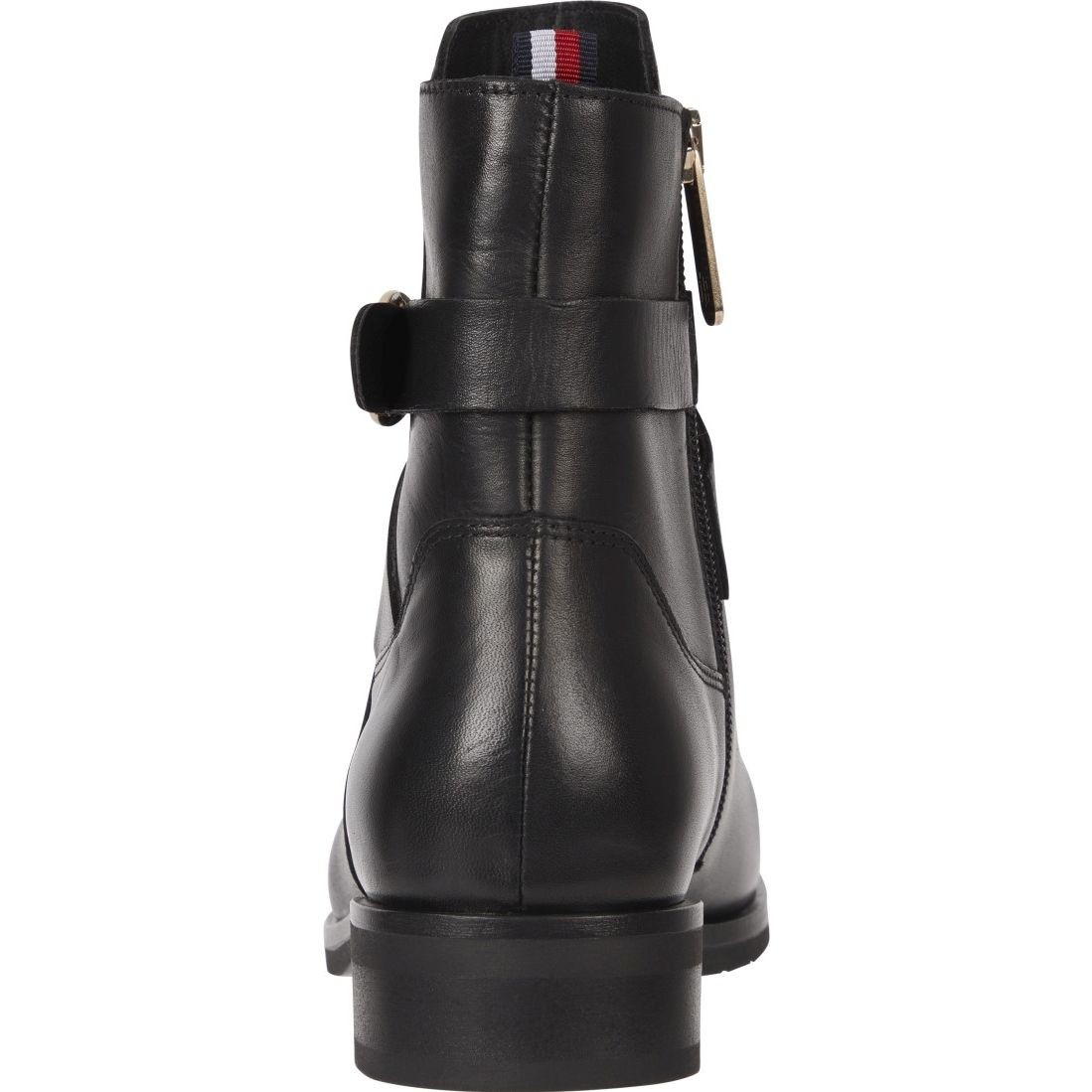 TOMMY HILFIGER Aulinukai moterims, Juoda, BELT FLAT BOOT 2