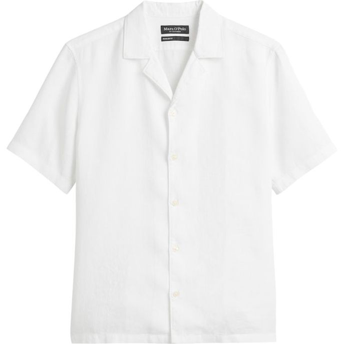 MARC O'POLO Marškiniai trump. rankovėmis vyrams, Balta, Shirts sho 524742841062
