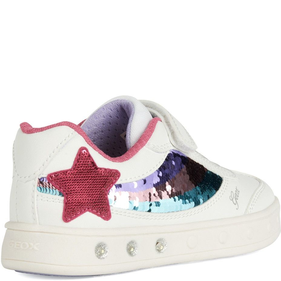 GEOX Sportiniai bateliai mergaitėms, Balta, SKYLIN SPORT SHOES 4
